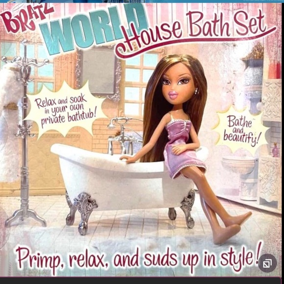 Bratz World House 🛁Bath tub with Yasmin doll bundle - Picture 15 of 16